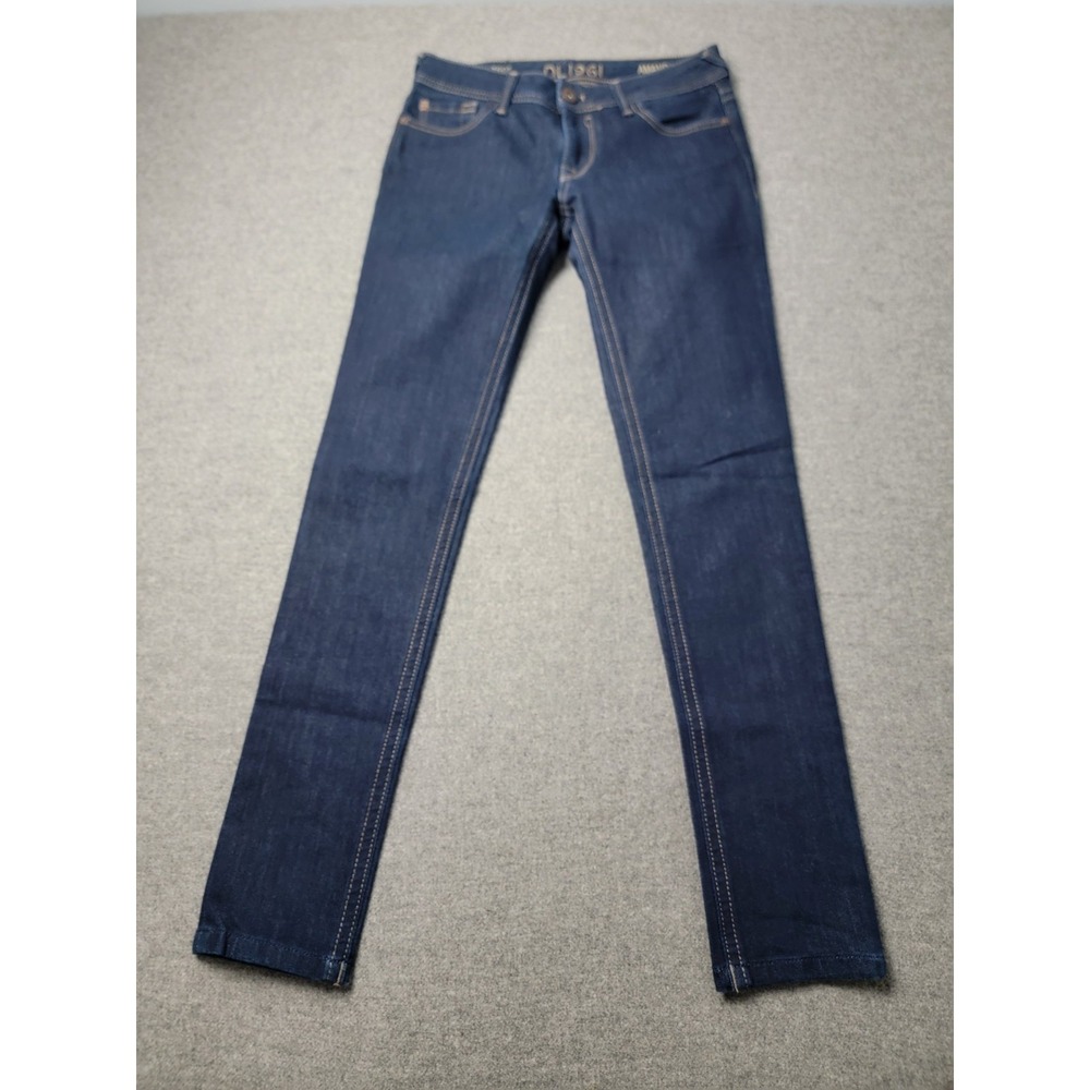 DL1961 Amanda Skinny Jeans Womens 27 Blue Dark Wash‎ Denim 4-Way 360° Stretch